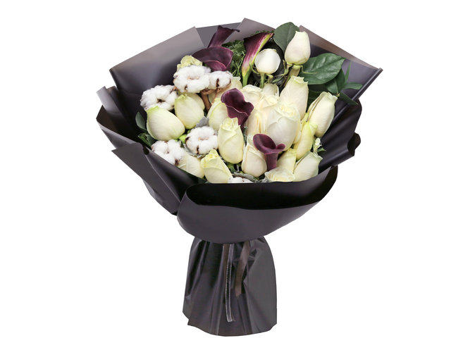 Florist Flower Bouquet - Italy style Calla Lily florist bouquet gift RD20 - L76604446 Photo